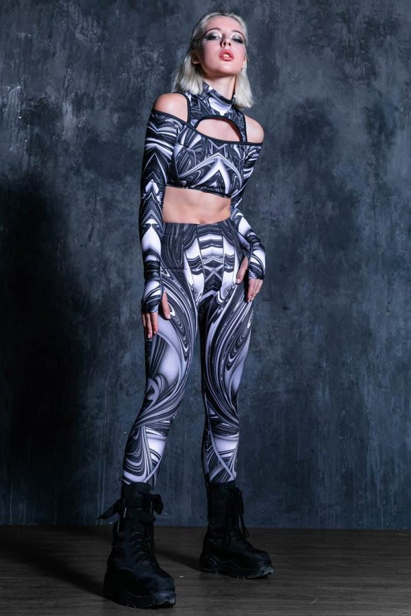 Liquid Steel Leggings Hot on Sale - Image 3