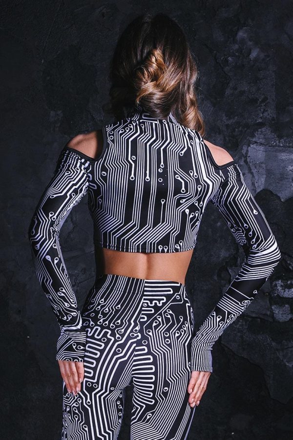 Circuit Board Leggings Set Discount - Image 2