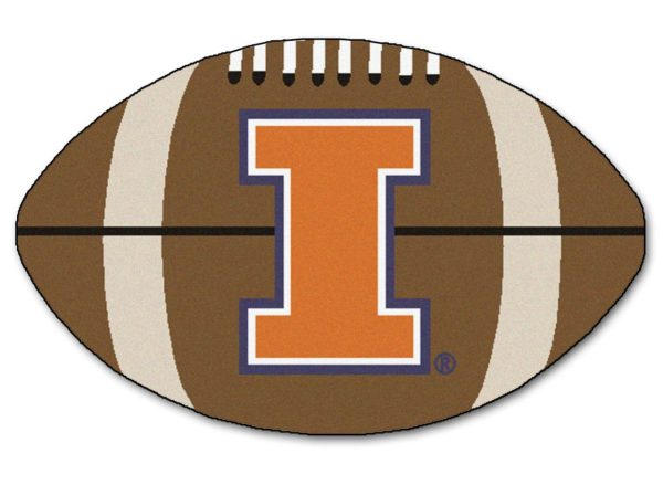 Illinois Fighting Illini Football Mat 22x35 Special Order Cheap
