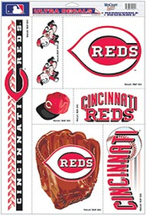 Cincinnati Reds Decal 11x17 Multi Use Special Order Hot on Sale