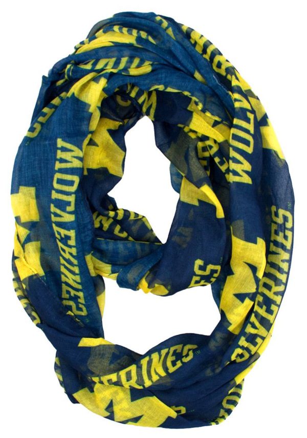 Michigan Wolverines Infinity Scarf Online Hot Sale