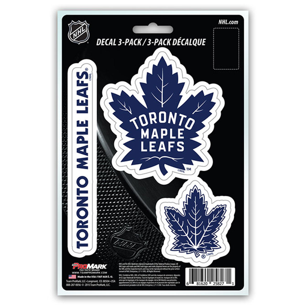 Toronto Maple Leafs Decal Die Cut Team 3 Pack Online