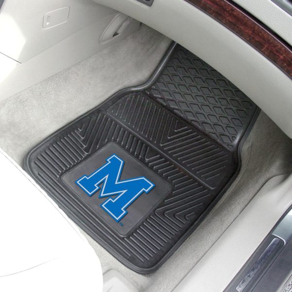 Memphis Tigers Car Mats Heavy Duty 2 Piece Vinyl Cheap