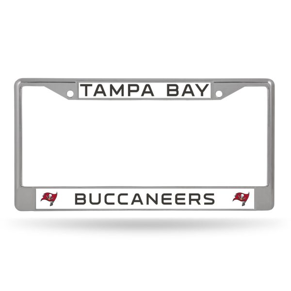 Tampa Bay Buccaneers License Plate Frame Chrome Alternate Online