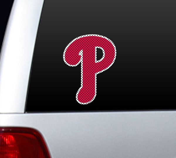Philadelphia Phillies Window Film 12 Inch Die Cut CO Fashion