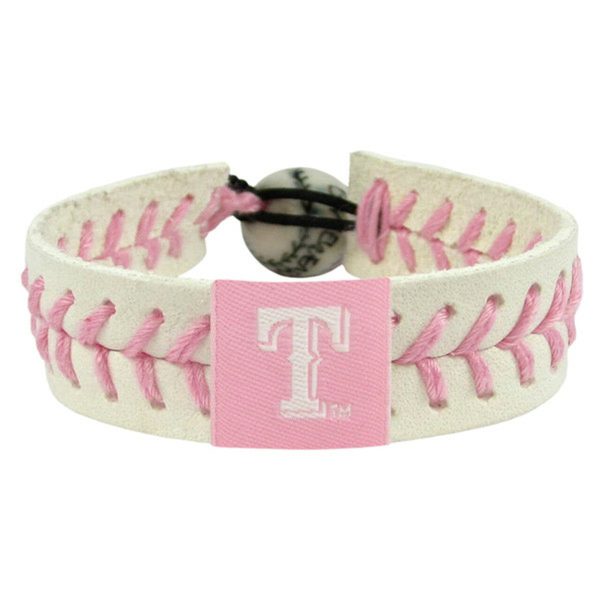 Texas Rangers Bracelet Baseball Pink Supply