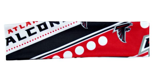 Atlanta Falcons Stretch Patterned Headband Special Order Cheap