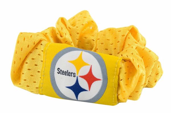 Pittsburgh Steelers Hair Twist Ponytail Holder Gold For Cheap