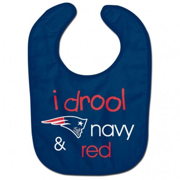 New England Patriots Baby Bib All Pro Style I Drool Design Hot on Sale